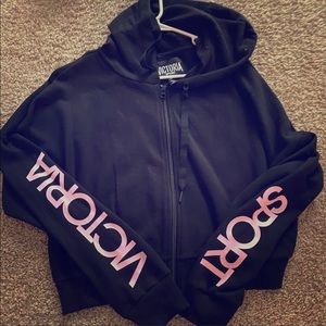 VS sport crop zip up jacket